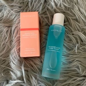 Peach and lily skincare